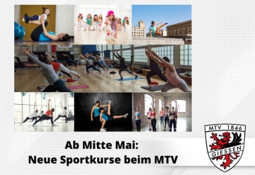 Neue Sportkurse beim MTV - jetzt anmelden